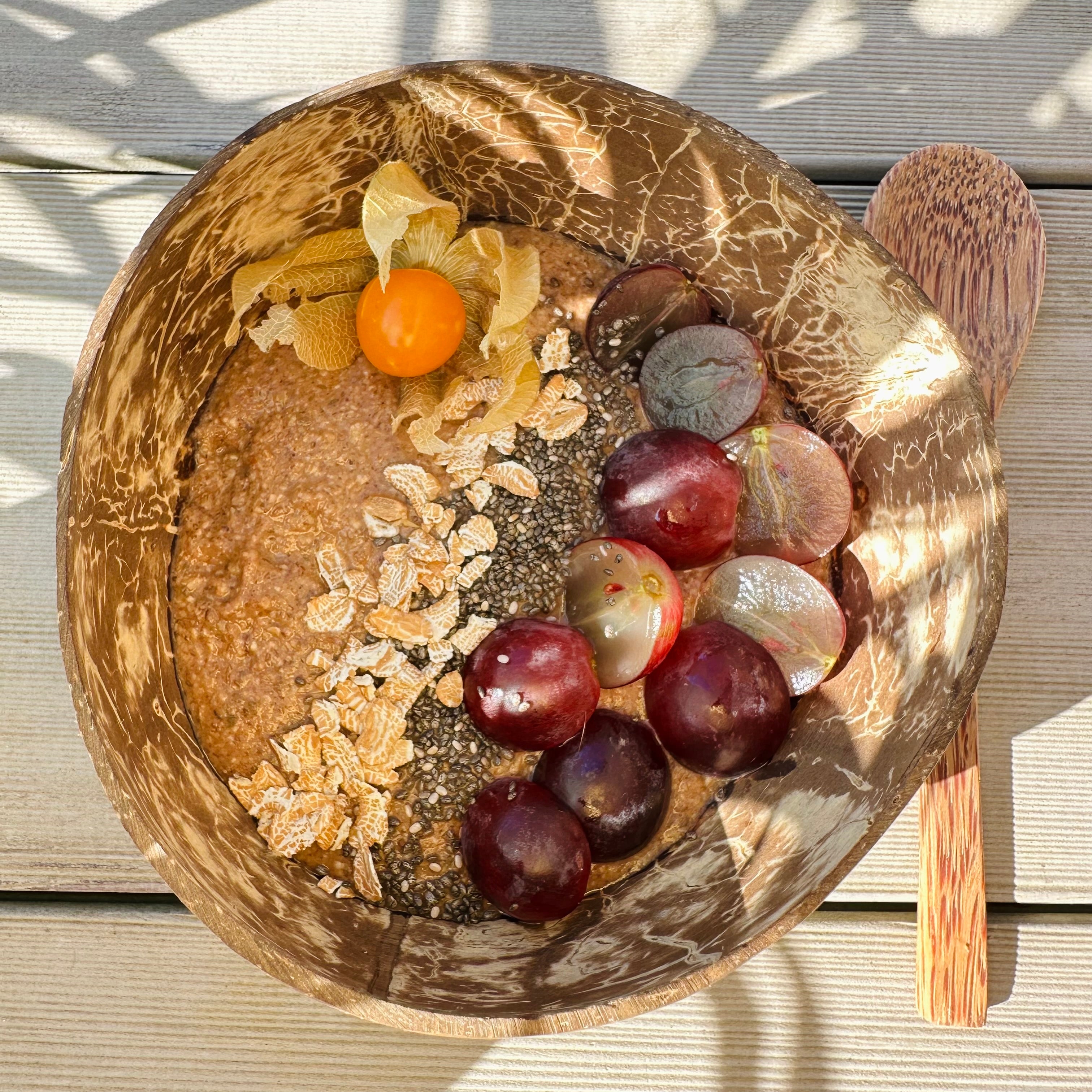 4er Set Kokosnuss Schalen