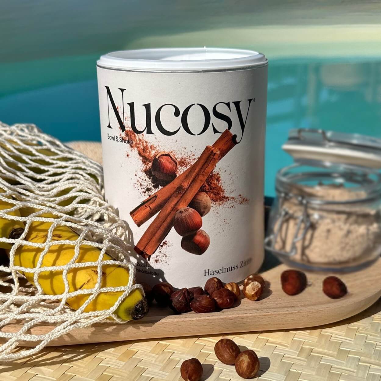 Nucosy Haselnuss-Zimt – cremige Frühstücksbowl mit natürlicher Süße und würziger Zimtnote